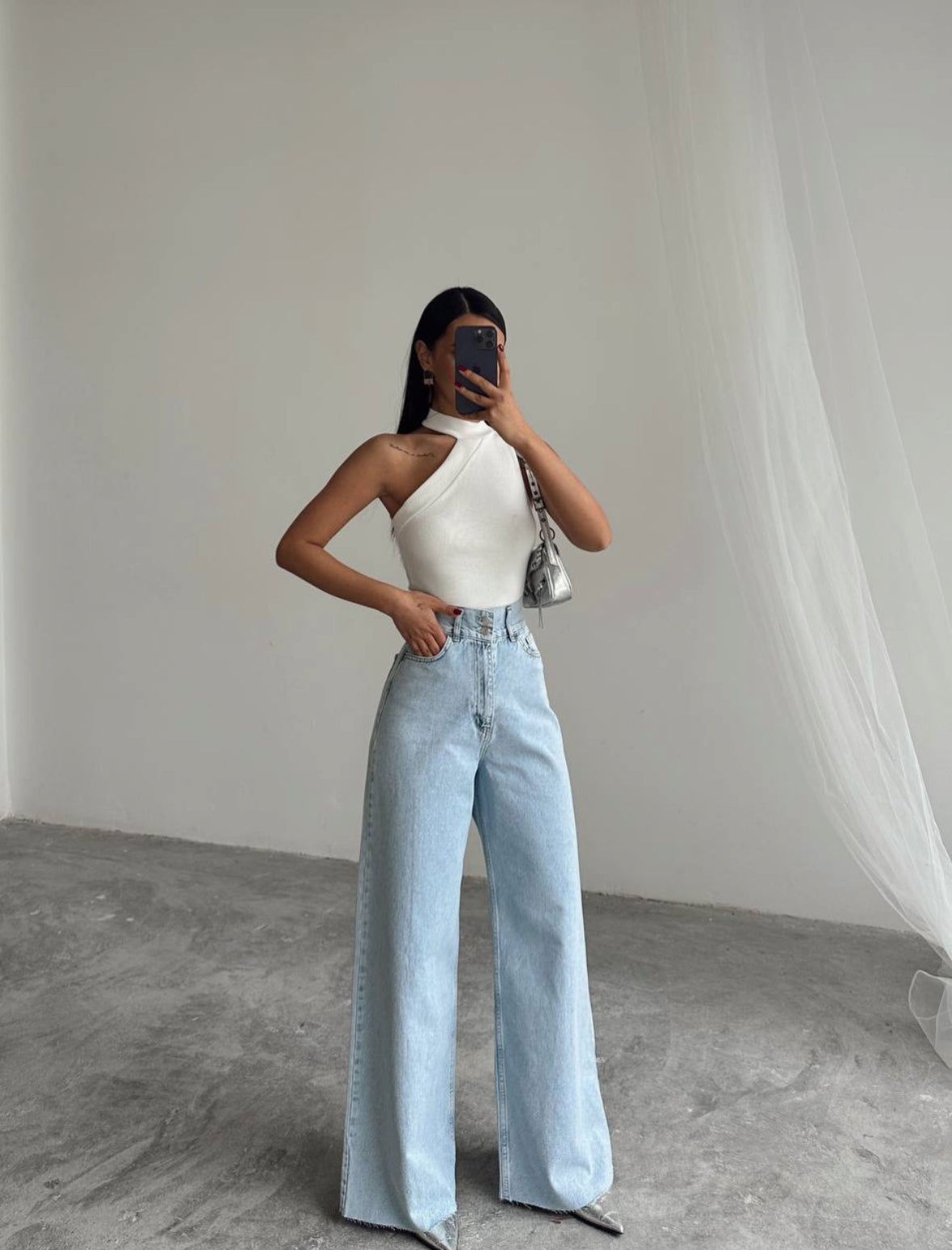 Wide leg Jean